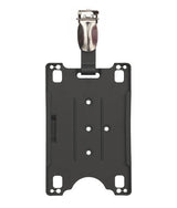 Kortholder Excellent sort, vertikal med metalklips