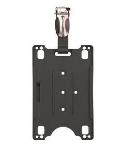 Kortholder Excellent sort, vertikal med metalklips
