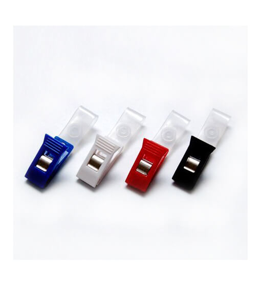 Plastclip IDP 12, röd, 100 st/förp