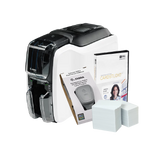 Zebra Card ZC100, enkeltsidet, USB komplet med kort & farvebånd