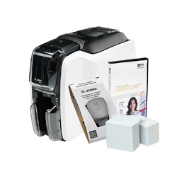 Zebra Card ZC100, enkeltsidet, USB komplet med kort & farvebånd