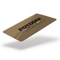 Plastkort Guld, CR80, 0.76mm, 100 kort/förp
