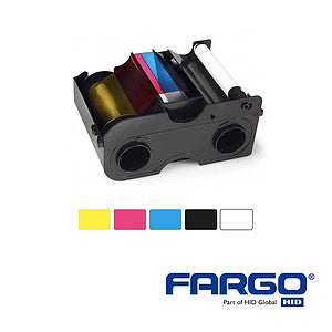 Fargo Färgband YMCKO , 100 kort, C50