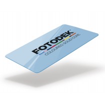 Plastkort Ljusblått, CR80, 0.76mm, 100 kort/förp