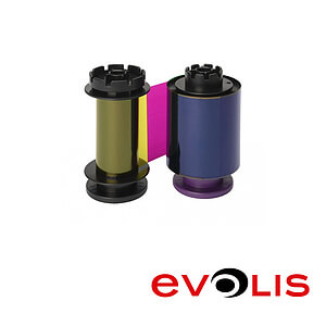 Evolis Avansia YMCK RT-band färgband, 500 kort
