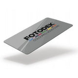 Plastkort Sølv, CR80, 0.76mm, 100 kort/pakke
