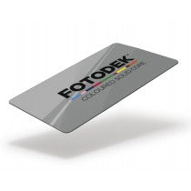 Plastkort Silver, CR80, 0.76mm, 100 kort/förp