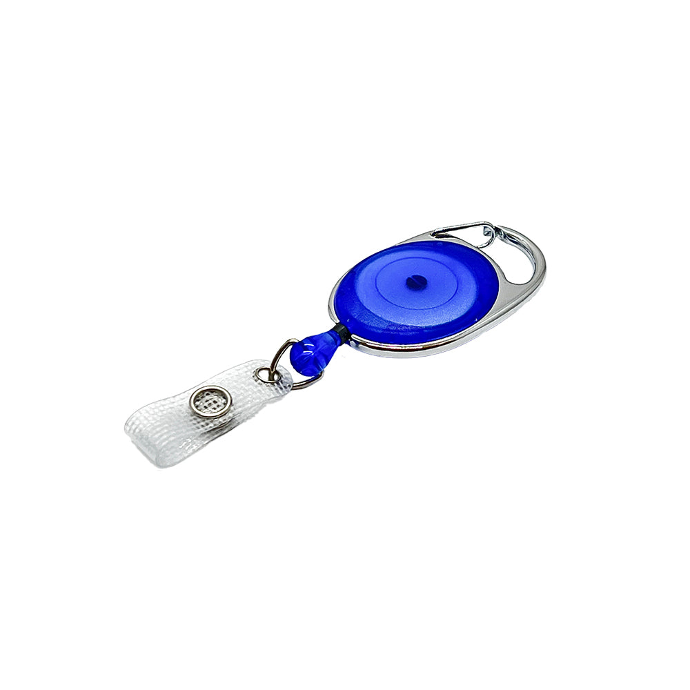 Yoyo Reko oval, transparent blå med förstärkt ID-strip
