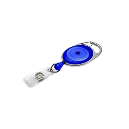 Yoyo Reko oval, transparent blå med förstärkt ID-strip