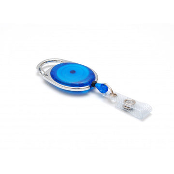 Yoyo Belt-zip, IDS 970, transparent blå, 100 stycken per förpackning.