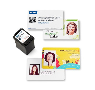 HID YMC High-Capacity, Full Color Ink Cartridge for INK1000