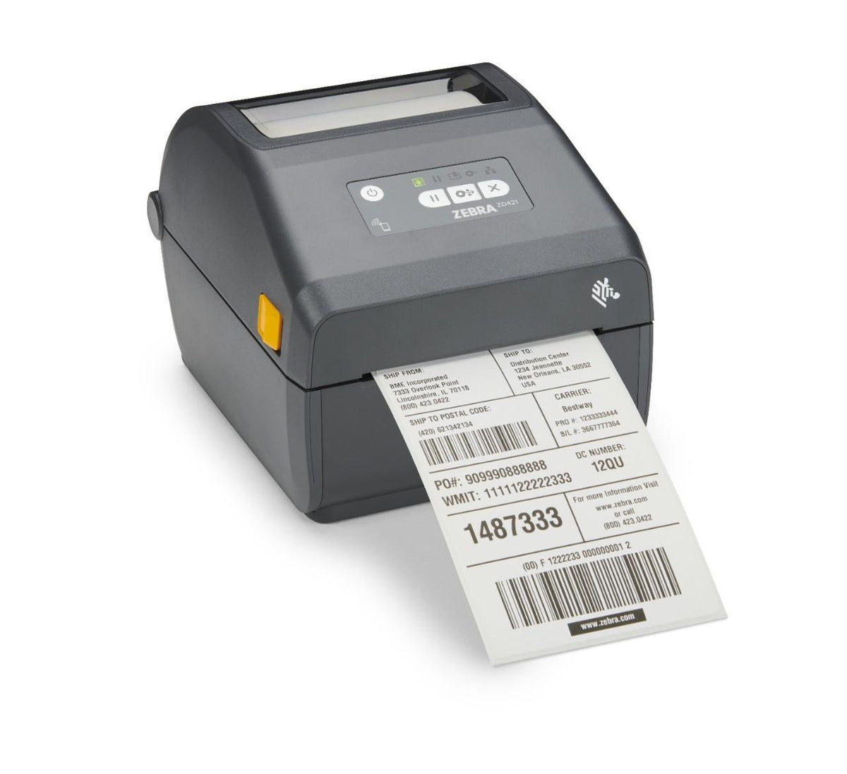 Zebra ZD421 DT, 300DPI, USB, USB Host & Tilslutningsslot Wifi